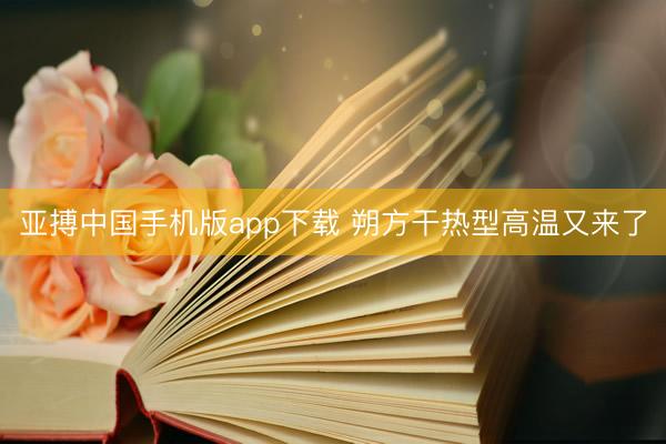 亚搏中国手机版app下载 朔方干热型高温又来了